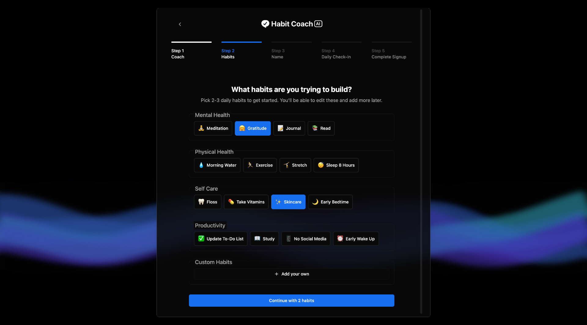 Revised flow screen 2